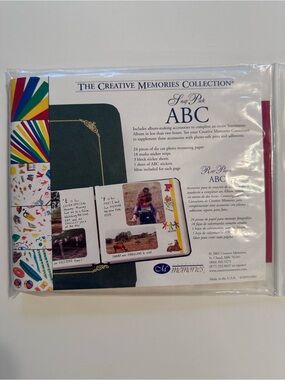 RETIRED Creative Memories "ABC" SNAP PACK Scrapbook Kit